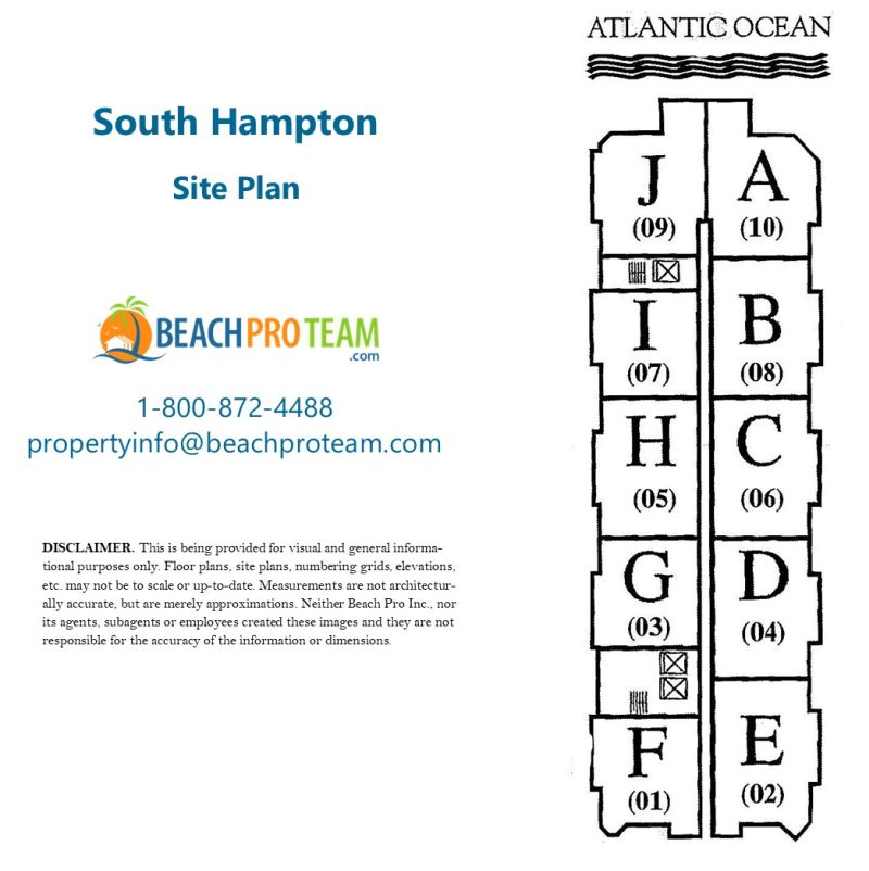 Kingston Plantation - South Hampton Site Plan